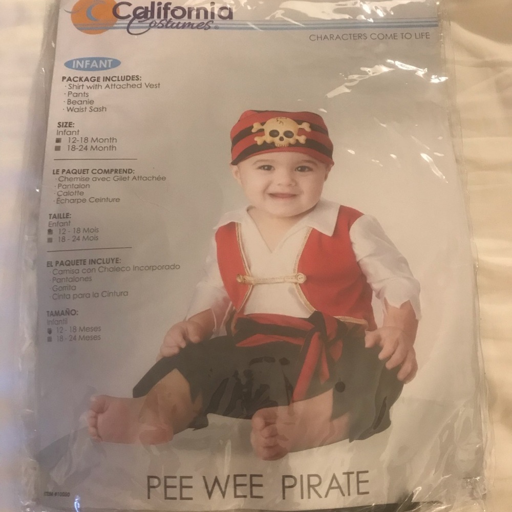 Peewee Pirate Costume